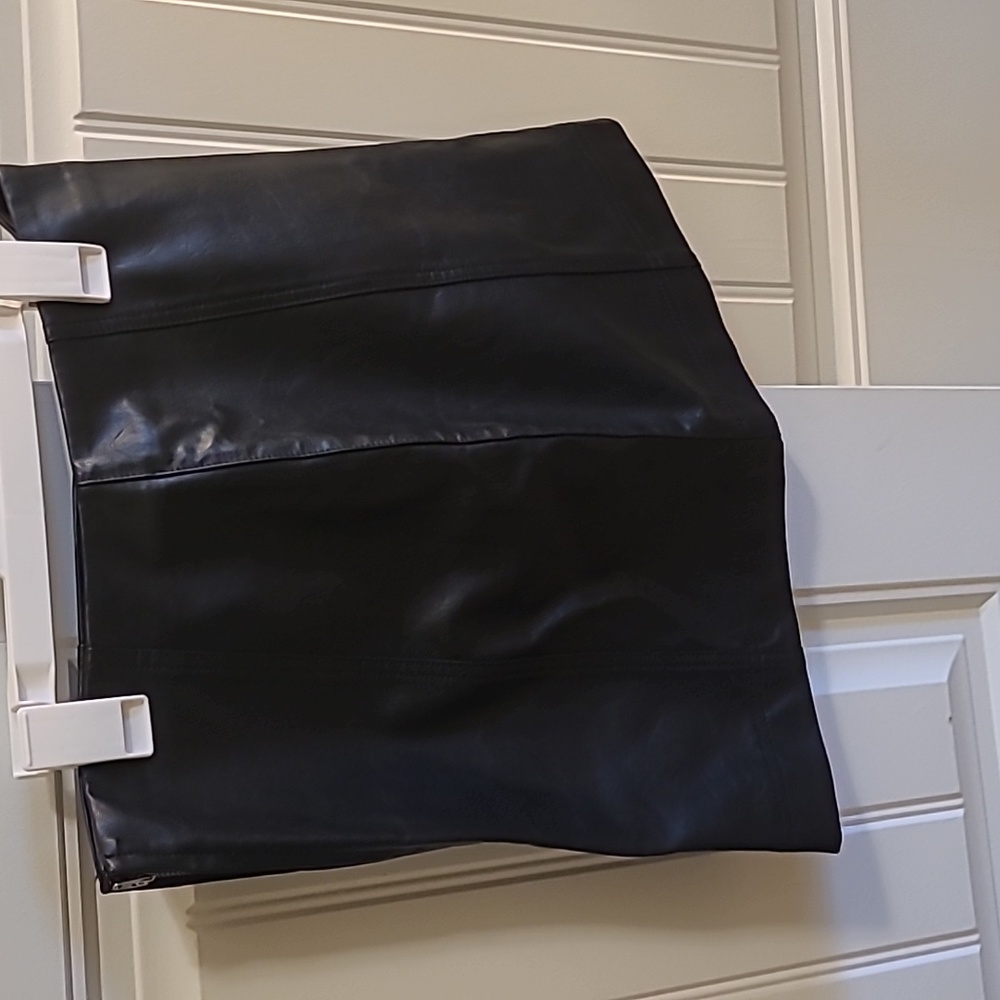 Faux Leather Skirt